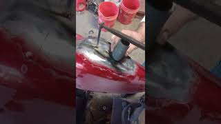 Redneck dent puller diy hondashadow750 hondashadow [upl. by Jessie555]