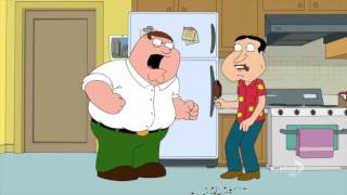 FAMILY GUY Peter makes Quagmire take first bite of fudge pop [upl. by Brittan]