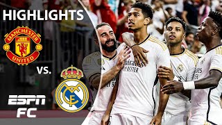 Real Madrid vs Manchester United  Full Game Highlights  ESPN FC [upl. by Dickerson574]