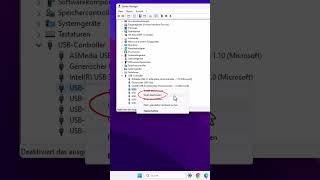 USBAnschlüsse USBPorts und andere Anschlüsse deaktivieren aktivieren bei Windows 11shorts [upl. by Hajile477]