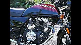 Honda CB 450 DX preta [upl. by Alabaster]