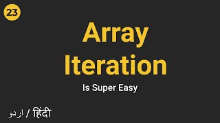 Array Iteration in Javascript [upl. by Ainod]