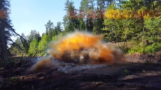 30 kg ANSU Ammonium Nitrate  Sugar Explosion [upl. by Krusche]