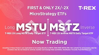 First and only 2x MSTR Exposure in the US  MSTU  MSTZ [upl. by Iris599]