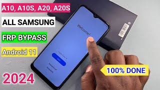 Samsung A10A10SA20A20S FRP Bypass 2024 Android 11  Google Account Unlock  Remove Frp Without Pc [upl. by Dillon]