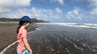 Exploring the stunning beauty of Bethells Beach part 7 🌊✨ BethellsBeach NZAdventures BeachVibes [upl. by Perusse]