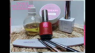 Gel nagel opvullen met Builder gel Nagels Tutorial♥ Diamantnails [upl. by Broeker781]