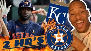 YORDAN DOES IT AGAIN  ROYALS VS ASTROS GAME 4 HIGHLIGHTS FAN REACTION [upl. by Hametaf]