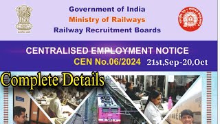 RRB Apply  RRB new notification  How to apply rrb notification online  Railway recruitment 2024 [upl. by Nireil]