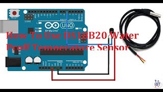 How To Use DS18B20 Temperature Sensor  Use DS18B20 Water Proof Temperature Sensor [upl. by Aihsar466]