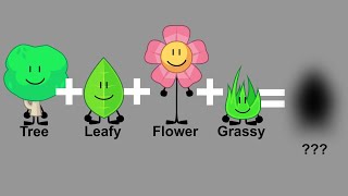 BFDI Fusions Tree Leafy Flower and Grassy [upl. by Janeta378]