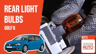 How to replace the rear light bulbs Golf mk6 💡 [upl. by Braunstein159]