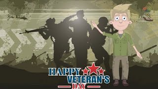 Veterans Day Explained for Kids  THANK YOU FOR YOUR SERVICE [upl. by Allerus292]