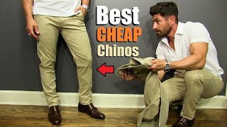 Testing Budget Friendly Chino Brands To Find The BEST All Under 50  Style Safari VLOG [upl. by Nodnelg]