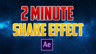 After Effects CC  How to Do the Shake Effect [upl. by Barnet]