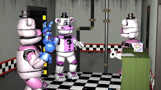 FNAF Sister Location and FFPS meet Help Wanted meet Help Wanted 2 FNAFSFM vaportrynottolaugh [upl. by Vaas]