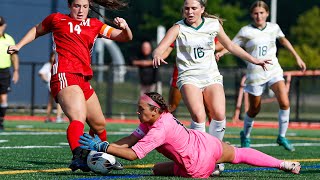 Giselle Lizardi Brick Memorial makes two breakaway saves vs Manalapan on 9624 gsoc [upl. by Giulietta372]