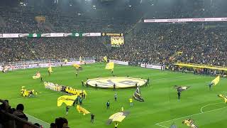 Borussia Dortmund  FC Augsburg 22012023 Stadion Atmosphäre Never Walk Alone  Aufstellung [upl. by Socem]