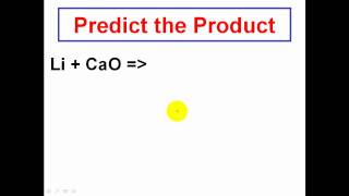 Solving Chemical Reactions  Predicting the Products  CLEAR amp SIMPLE CHEMISTRY [upl. by Nileak172]