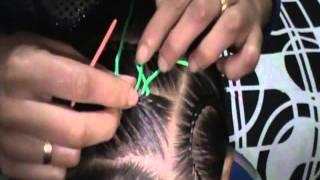 ¡¡TRENZA DOBLE CON CINTAS CRUZADAS PEINADOS PARA NIÑAS PASO A PASO [upl. by Winton948]