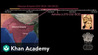 Chandragupta Ashoka and the Maurya Empire  World History  Khan Academy [upl. by Zirkle]