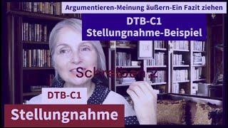 DTB C1  DeutschTest für den Beruf C1 Stellungnahme Schreiben [upl. by Ethelinda]