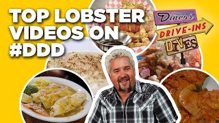 Top 5 Craziest DDD Lobster Videos with Guy Fieri  Diners DriveIns and Dives  Food Network [upl. by Ariaj159]