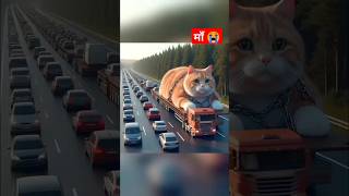 Little Cat बना Giant Cat 😭 catsoftiktok​ cat​ cute​ aiart​ poorcat​ catlover tiktok [upl. by Alraep502]