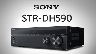 Sony STRDH590 52 Channel Home Theatre AV Receiver [upl. by Lyreb480]