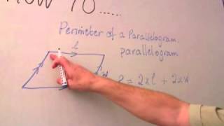 How to Find the Perimeter of a Parallelogram [upl. by Gilberte948]