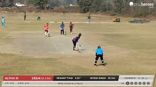 Live Cricket Match  Crikkans XI vs Alpha XI  07Dec24 0742 AM 20 overs  Real Cricket Tournamen [upl. by Lindsley]