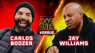 Carlos Boozer vs Jay Williams  Hot Ones Versus [upl. by Esau987]