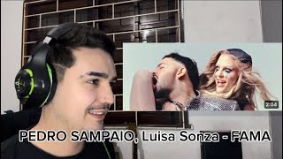 PEDRO SAMPAIO Luisa Sonza  FAMA REACT [upl. by Pisano98]