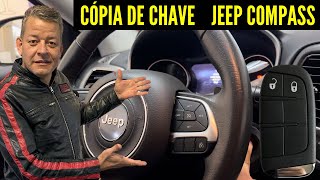 CÓPIA DE CHAVE PRESENCIAL JEEP COMPASS  jeepcompass jeepcompasstrailhawk reparoautomotivo [upl. by Rehpotsrihc507]