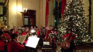 Marine bandorchestra at the White House Christmas Party 2011 [upl. by Crary]