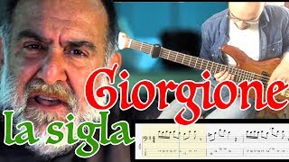 Sigla Giorgione Orto e Cucina  BASSO COVER Play Along Tabs [upl. by Airehs]