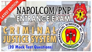 CRIMINAL JUSTICE SYSTEM REVIEWER amp MOCK TEST 1  NAPOLCOMPNP ENTRANCE EXAMINATION [upl. by Terbecki756]