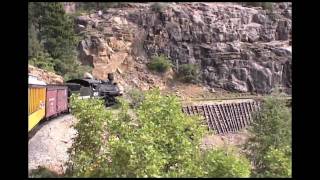 DurangoSilverton Railroad  Colorado [upl. by Ajna]