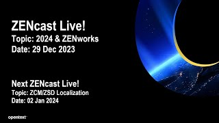 ZENcast Live 2024 and ZENworks [upl. by Odelle19]