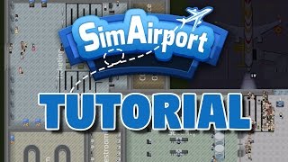 SimAirport Tutorial How To Set Up Ticketing Security Baggage and Airplane Contracts [upl. by Noxaj]