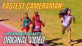 Olympic cameraman runs faster than runners Original FULL Video  Powerade Commercial [upl. by Novikoff]