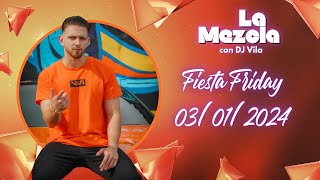 Fiesta Friday  30124  En Vivo  La Mezcla Con DJ Vila [upl. by Eiggep]