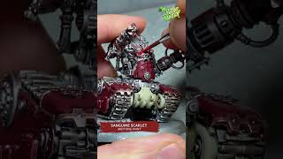 How to paint Red Armor warhammer warhammer40k paintingwarhammer [upl. by Norabal]