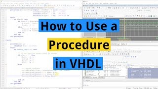 How to Use a Procedure in VHDL [upl. by Brigid]