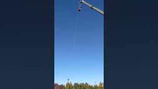 Giant Pumpkin Drops on Car at North Logan Pumpkin Toss 2024 [upl. by Leanna]