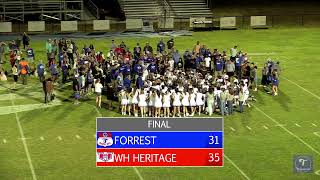 Forrest  White House Heritage HS Football [upl. by Ardaed368]