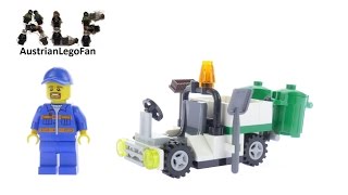 Lego City 30313 Garbage Truck  Lego Speed Build Review [upl. by Llennhoj]