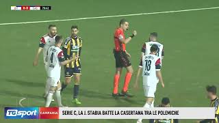 Serie C la Juve Stabia batte la Casertana tra le polemiche [upl. by Naiviv]