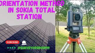 Orientation method in Sokia Total Station [upl. by Annawal]