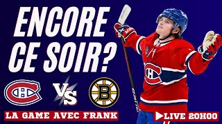 Canadiens VS Bruins 10 octobre 2024 LIVE [upl. by Elleunamme]